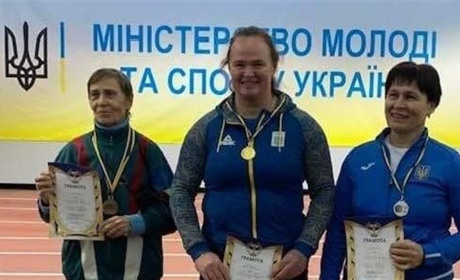 Херсонка встановила рекорд України зі штовхання ядра серед ветеранів