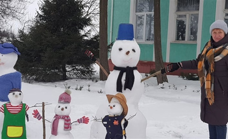 Сніговики Білопільщини: їх стає все більше!