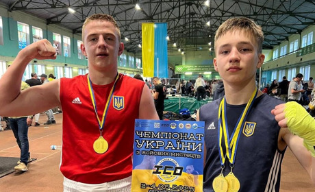 Артем Ликов та Назар Мельник вибороли "золото" на чемпіонаті України з комбат самозахисту ІСО
