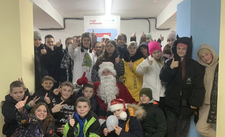 Святий Миколай приходить навіть у січні – учора завітав до учнів Дівичківського ліцею