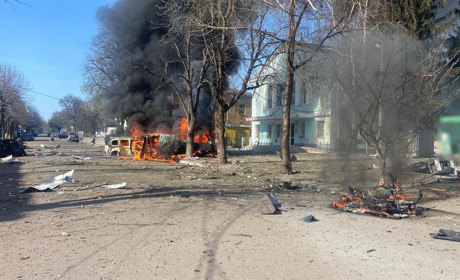 Росіяни вдарили чотирма КАБами по Білопіллю. Є загибла та поранені