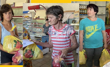 Благодійний фонд “Підтримки Мелітополя” відновив видачу продуктових наборів на Сірогозщині