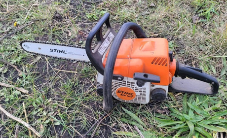 В Синяку білопільські правоохоронці затримали двох чоловіків, які незаконно вирубували дерева