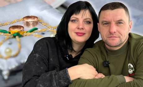 Кохання, що розквітло попри війну: історія захисника Олександра з Франківщини та глухівчанки Олени