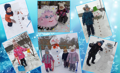 Сніговички Білопільщини: поглянемо на красу, створену нашими жителями