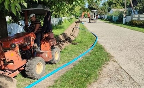 У Клепачах ведеться будівництво зовнішньої мережі водопостачання
