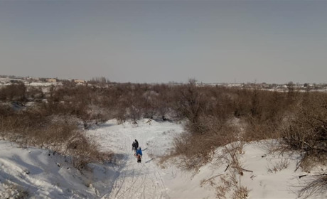 У Біляївці на Зеленому хуторі є гірка для катання. Не втратьте можливість побувати з дітьми