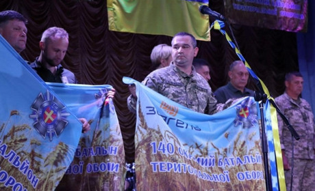 Звягельський 140-й окремий батальйон ТРО відзначив 5-ту річницю від дня створення