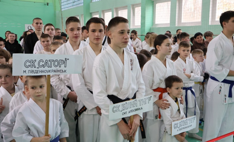 Чемпіонат з контактного карате Jissenkai у Південноукраїнську об'єднав 12 клубів і 170 учасників