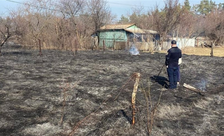 Переяславщина в диму: 8 березня трава горіла в 6 місцях, одна пожежа сягнула площі півтора гектара