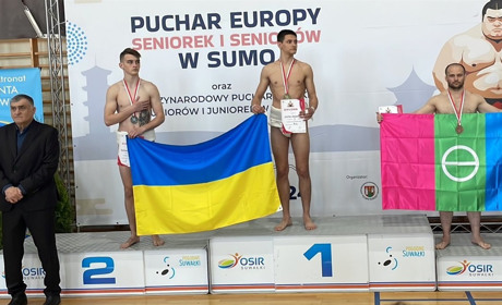Южноукраїнські сумоїсти на Кубку Європи вибороли два срібла та посіли перше загальнокомандне місце