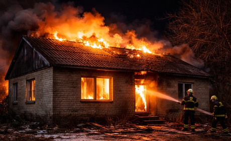 У Сосниці через коротке замикання сталася пожежа в житловому будинку