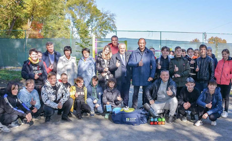 У Кагарлику поблизу стадіону з’явився “активний парк”