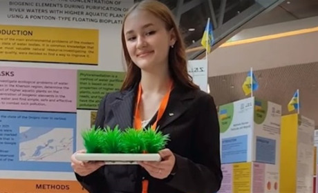 Студентка з Нової Каховки знає, як очистити Дніпро