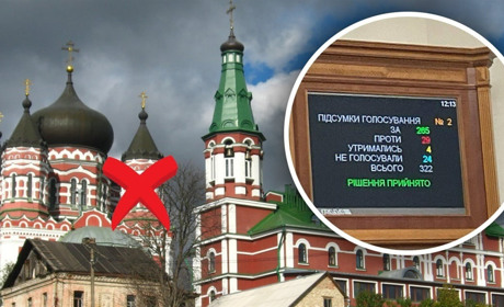 Верховна Рада ухвалила закон про заборону УПЦ (МП) в Україні