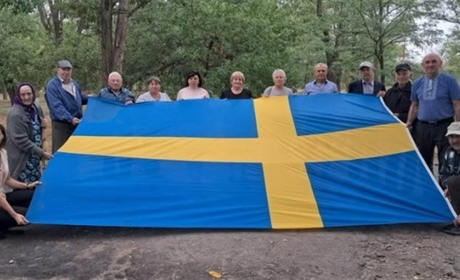 Як у Зміївці врятували від окупантів прапор Швеції, подарований королем