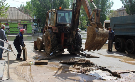 Две аварии водопровода устранили оперативно