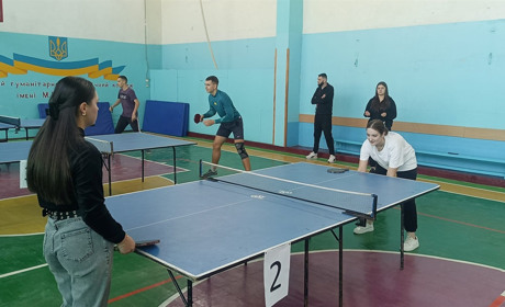 В Барі пройшла спартакіада серед студентів закладів фахової передвищої освіти з настільного тенісу
