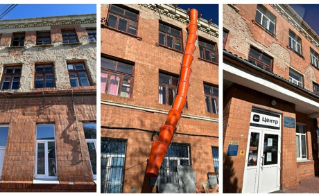 У Жмеринському ЦНАПі завершують ремонт покрівлі та здійснюють заміну вікон