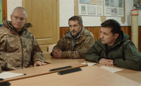 Президент Украины посетил Попаснянский район