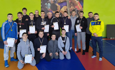 10 медалей вибороли жмеринчани на Чемпіонаті Вінницької області з греко-римської боротьби