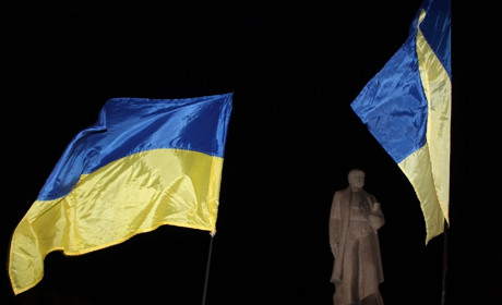 Немногочисленный митинг продемонстрировал решительность мелитопольских патриотов