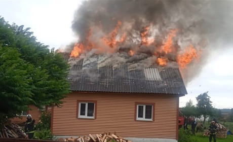 У двох селах Сарненського району горіли будинки