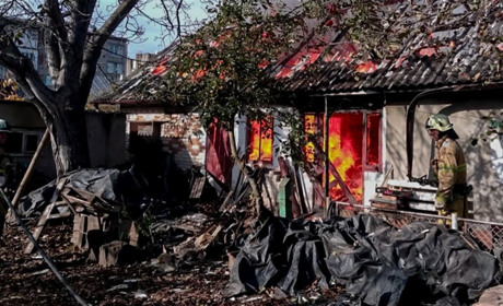 У Барі через порушення правил безпеки загорілася господарча будівля