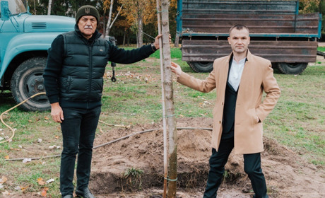 Близько десятка червоних кленів у честь полеглих Героїв висадили в університеті Переяслава