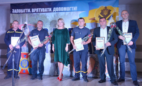 Рятувальників регіону вітали у Покровську 