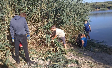В перший день липня в Троїцькій громаді пройшла велика толока на громадському пляжі в селі Бабичеве