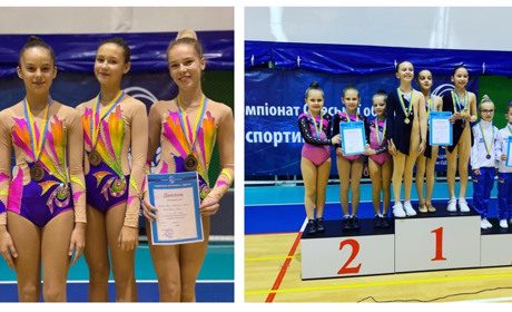Юні жмеринчани зі спортивної студії «Art Dance» стали призерами Чемпіонату з аеробної гімнастики