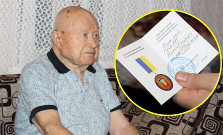 Почесний громадянин Сахновщини: громада вшанувала 101-річного ветерана Павла Буклея