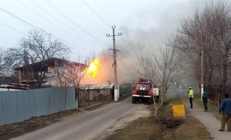 У Біляївці в житловому будинку по вулиці Московській сталася пожежа 