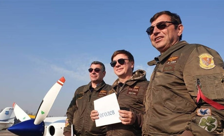 Мелитополь стал ближе автору проекта «Мир наизнанку»: Дмитрий Комаров прилетел на самолете