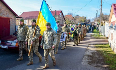 У Кагарлику провели в останню путь Геннадія Купрікова. Він бив ворога біля Донеччини