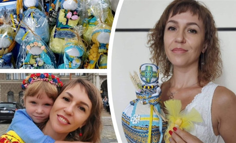 Марина Шимко шиє лялі-обереги та знайомить світ з українськими традиціями