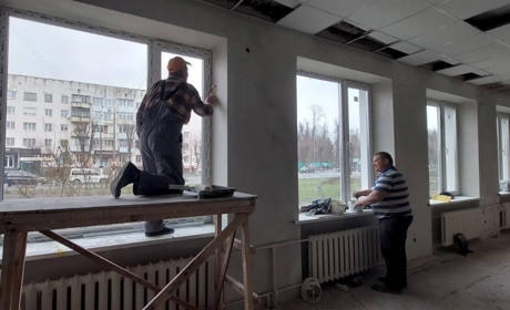 В приміщенні "Аптеки №217" проводять реконструкцію під Центр комплексної реабілітації для дітей