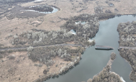 Російські загарбники тікали і підірвали міст через Сейм