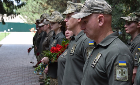 Измаильские пограничники почтили память погибших 9 лет назад побратимов
