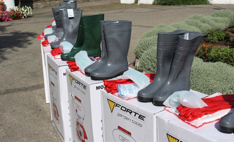 В борьбе с коронавирусом: победным призом сельский совет щедро поделился с друзьями и партнерами 