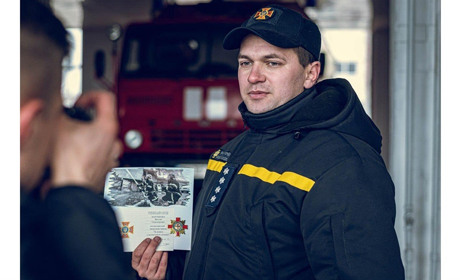 Начальник ворожбянських рятувальників отримав нагороду "За відвагу в надзвичайній ситуації"