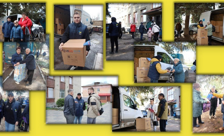 Жителі Білопільської громади отримують гуманітарну допомогу від благодійників