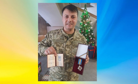Орденом "За мужність” ІІІ ступеня Президент нагородив Олександра Фесика з Киселева