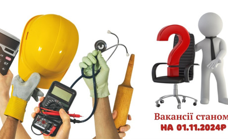 Актуальні вакансії в Південноукраїнську: продавець, мийник посуду, прибиральник, кухар