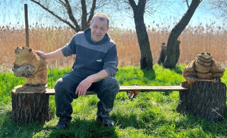 Вже 13. На екостежку «Дністровія» у Біляївці додали вісім нових дерев'яних фігур тваринок
