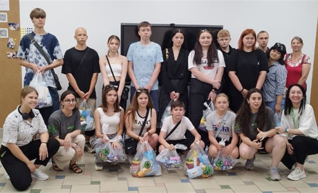 Для дітей ВПО з Курилівської громади волонтери проводять зустрічі та розваги