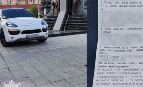 Водій елітного авто потрапив у халепу через нахабне паркування на Житомирщині