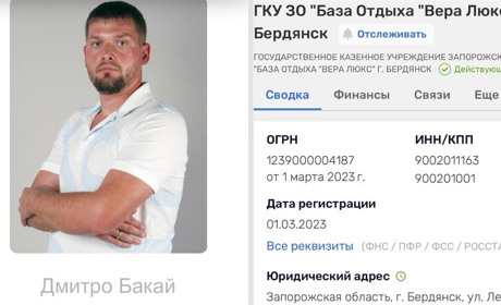 Депутату Бердянської міськради, сину голови ВГА Бердянського району, Дмитру Бакаю оголосили підозру