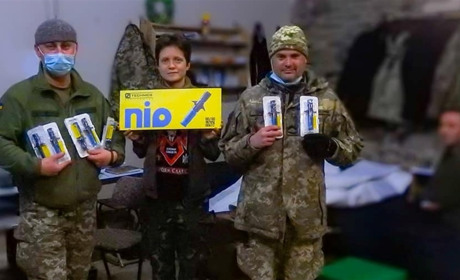 Волонтери навчали медиків "тридцятки" як застосовувати ін'єктор внутрішньокісткового доступу NIO